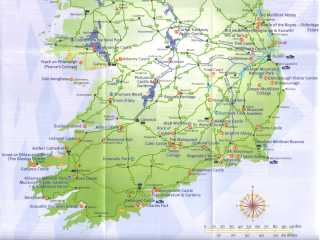 Irland-Karte
